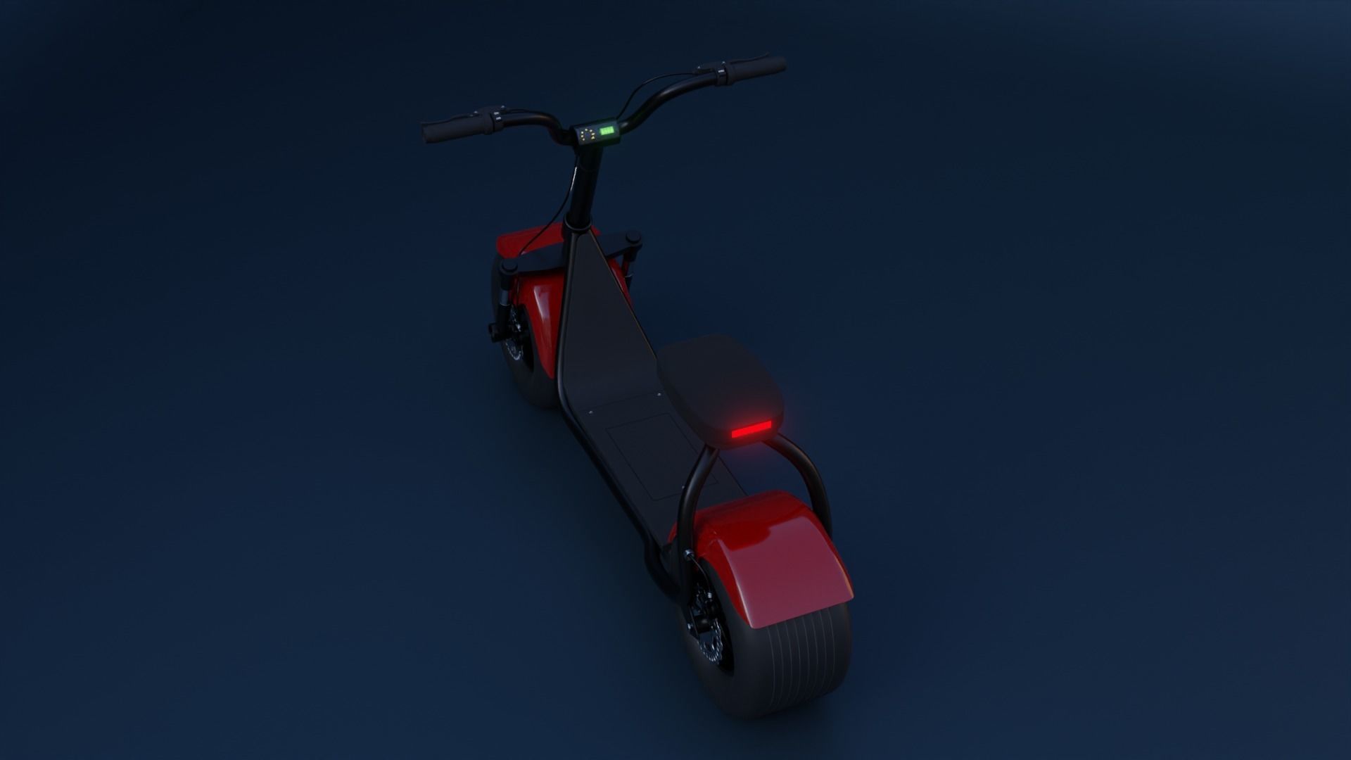 Electrical Scooter 3D model_4