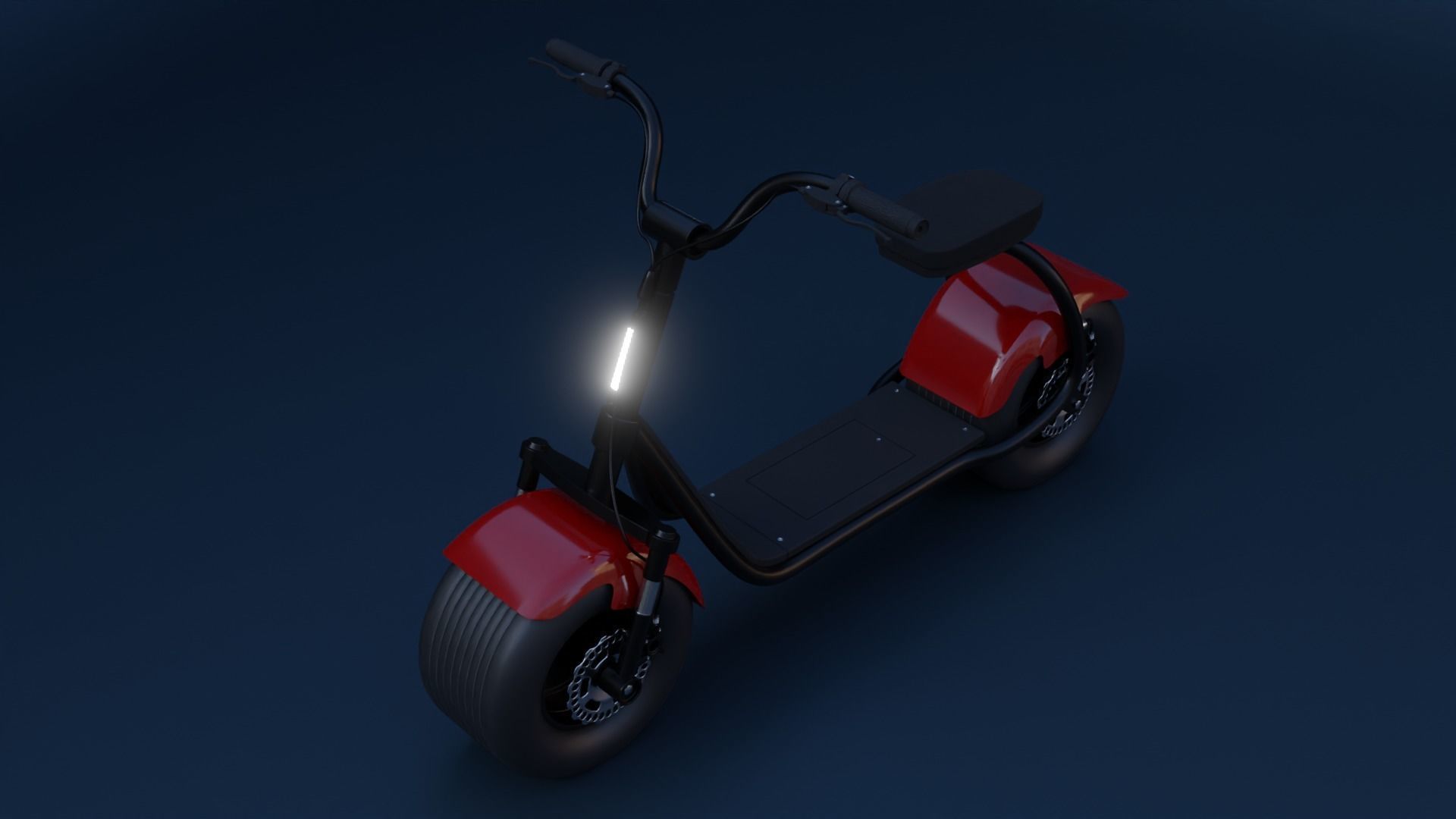 Electrical Scooter 3D model_8
