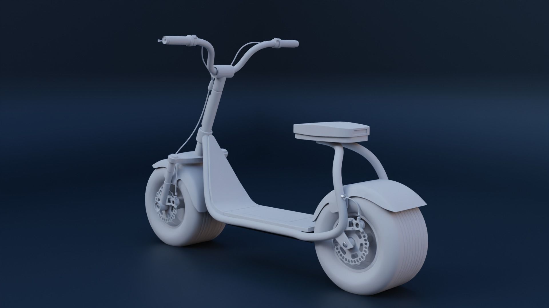 Electrical Scooter 3D model_9