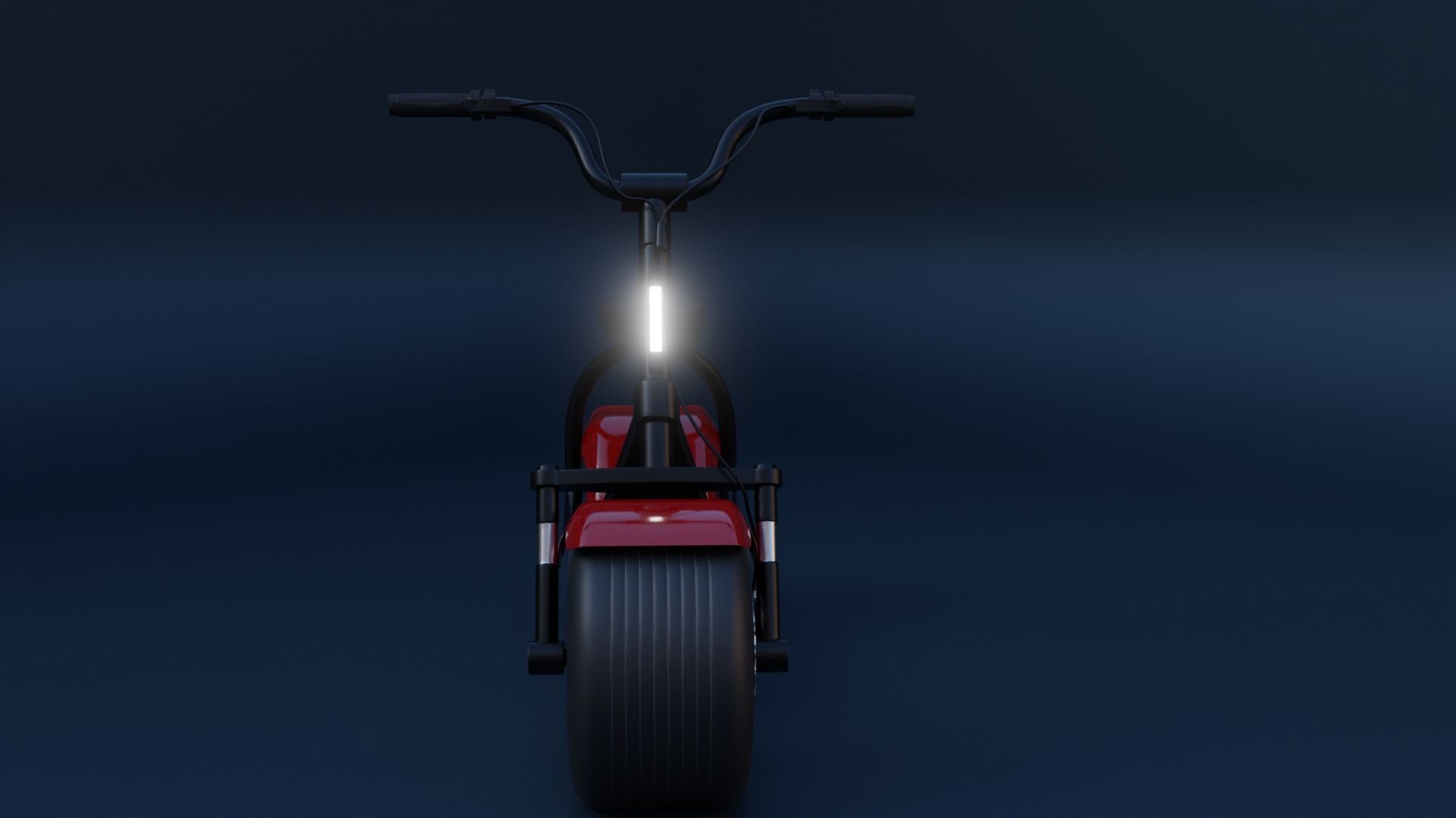 Electrical Scooter 3D model_2