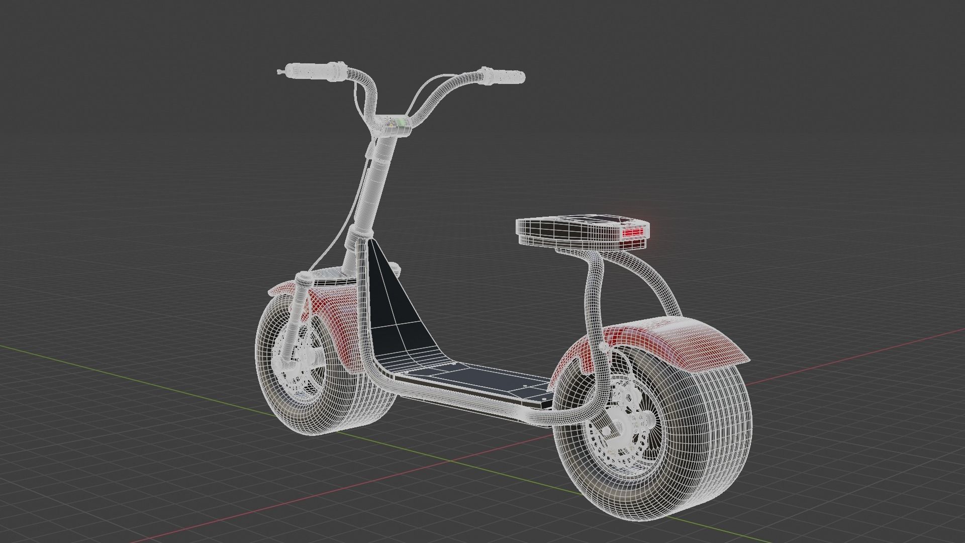Electrical Scooter 3D model_5