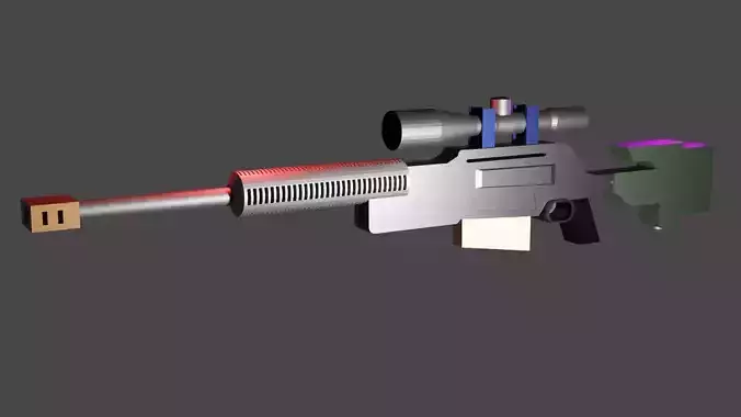 Barrett Sniper Rifle with Individual Part