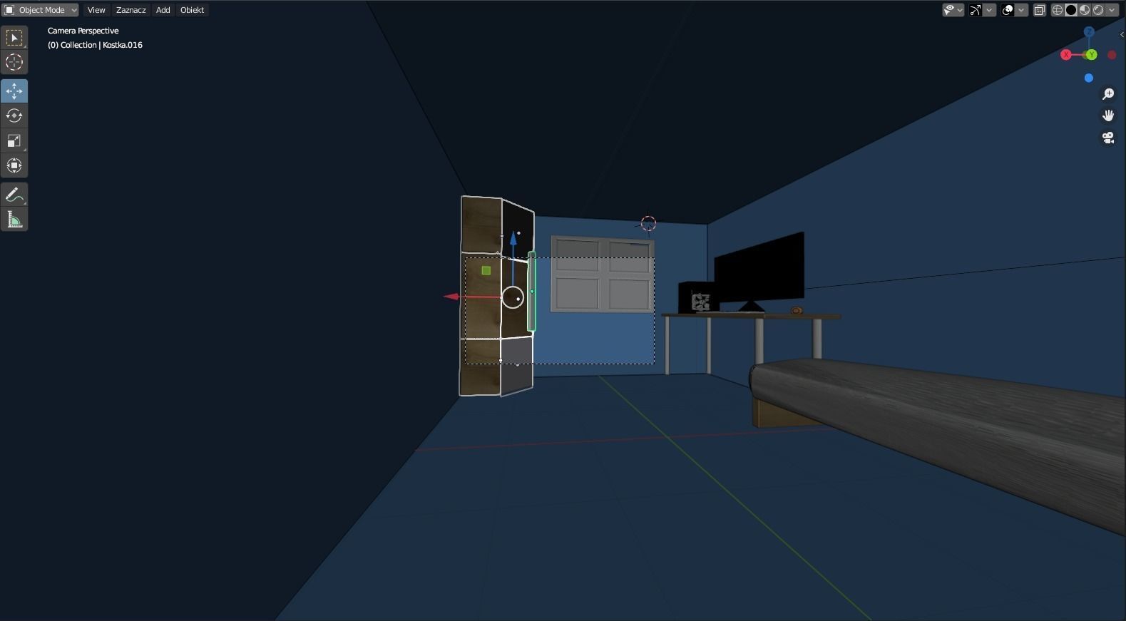  teenager room 3D model_7