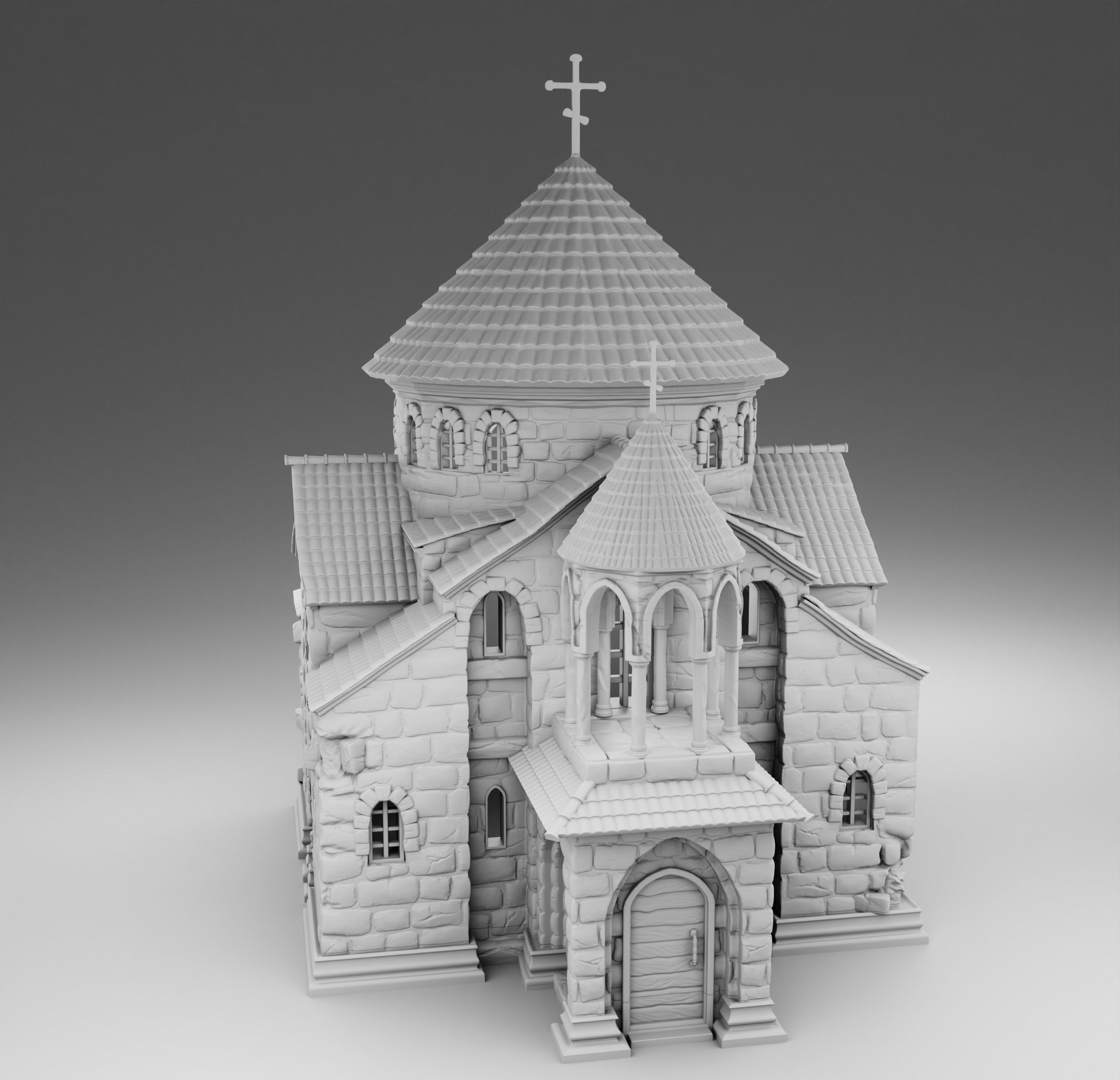Church 3D print model_2