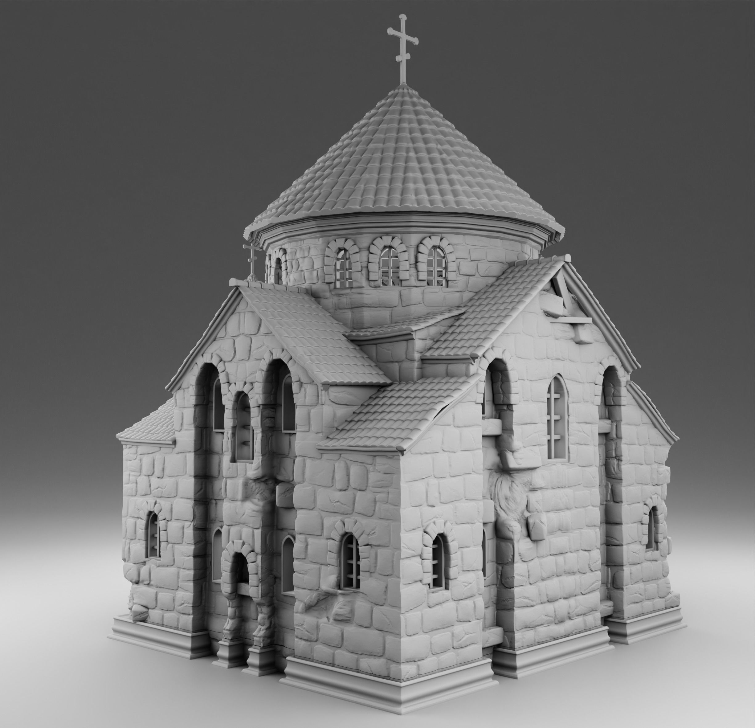 Church 3D print model_1