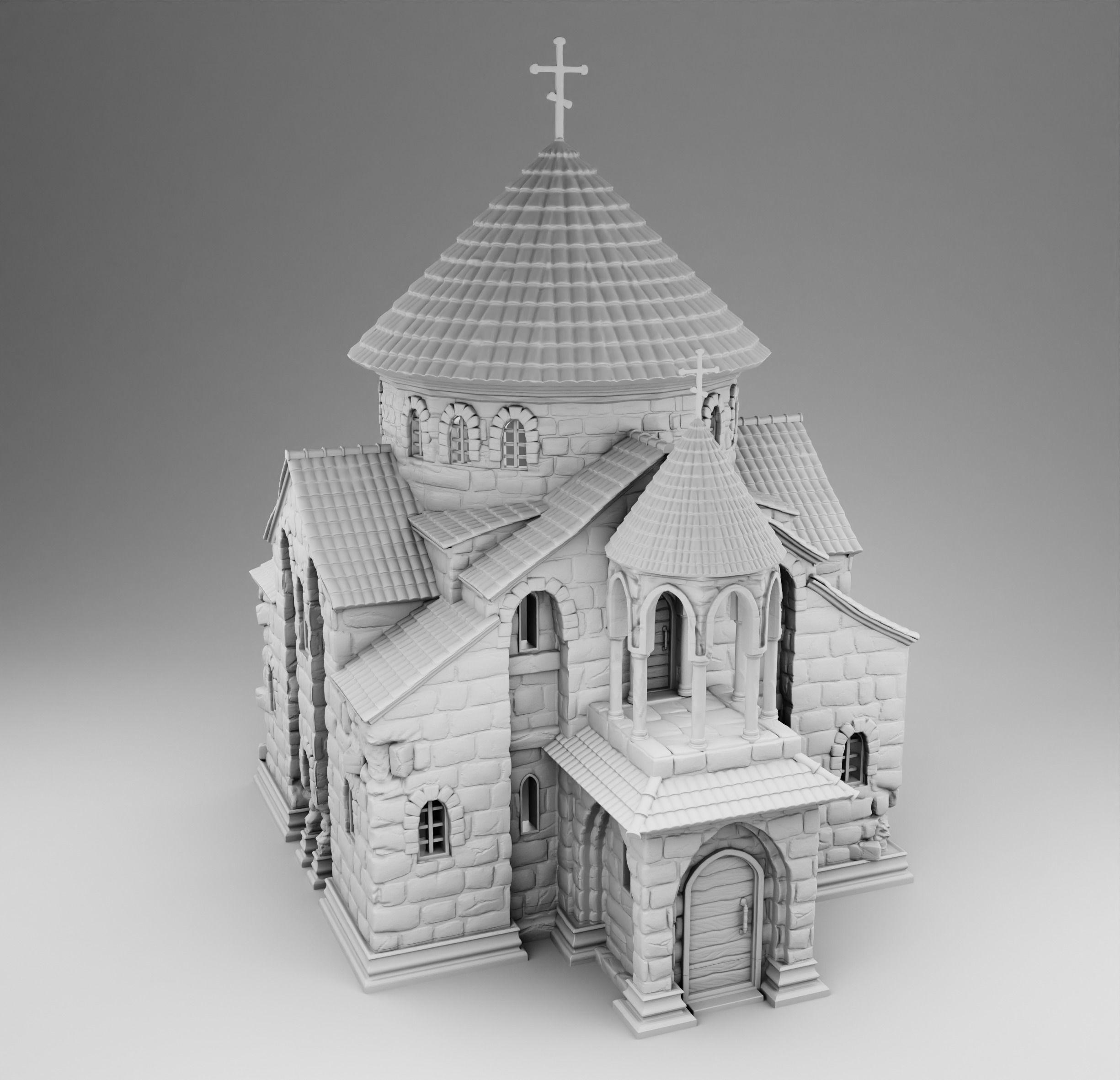 Church 3D print model_5