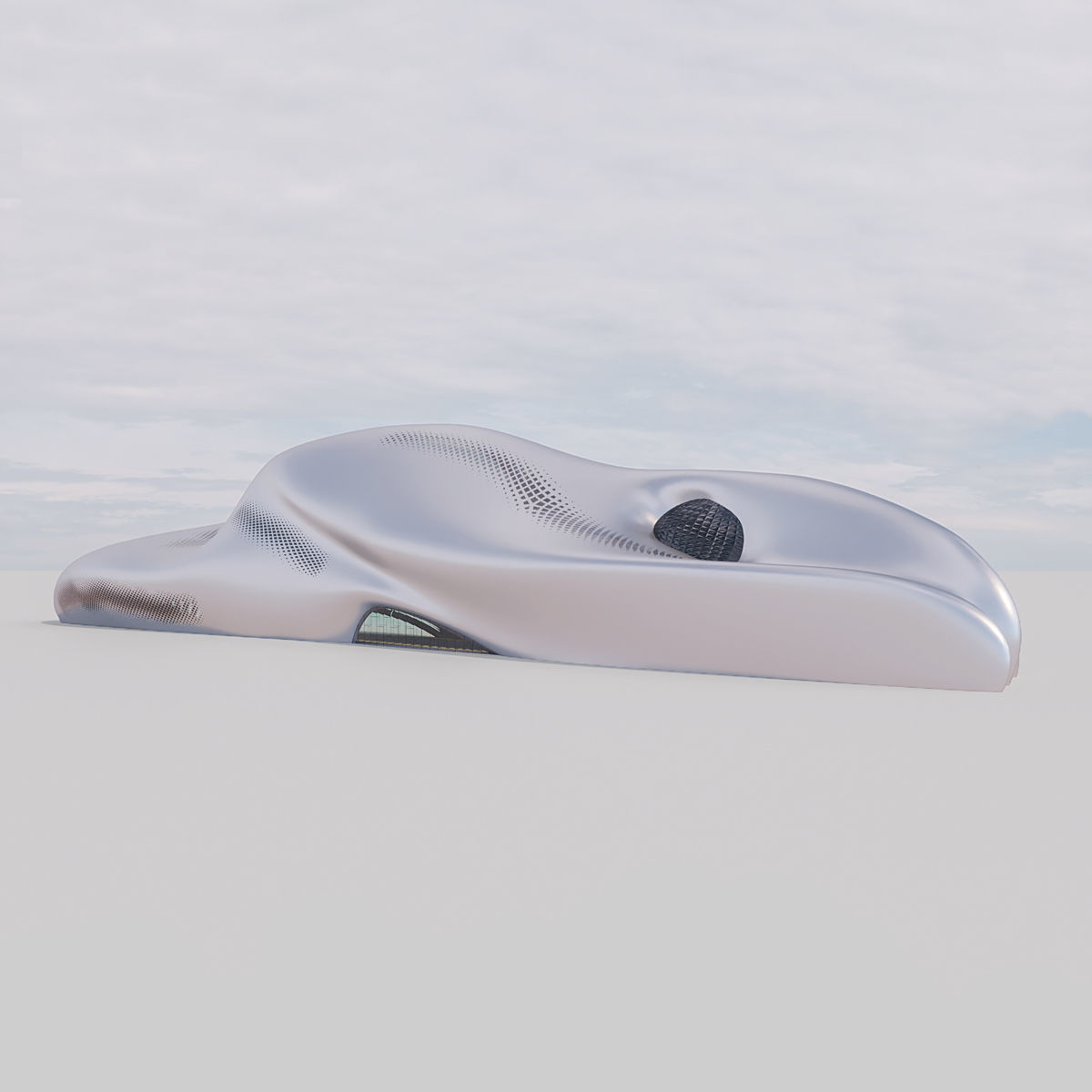 Futuristic building collection 4x 7 _11