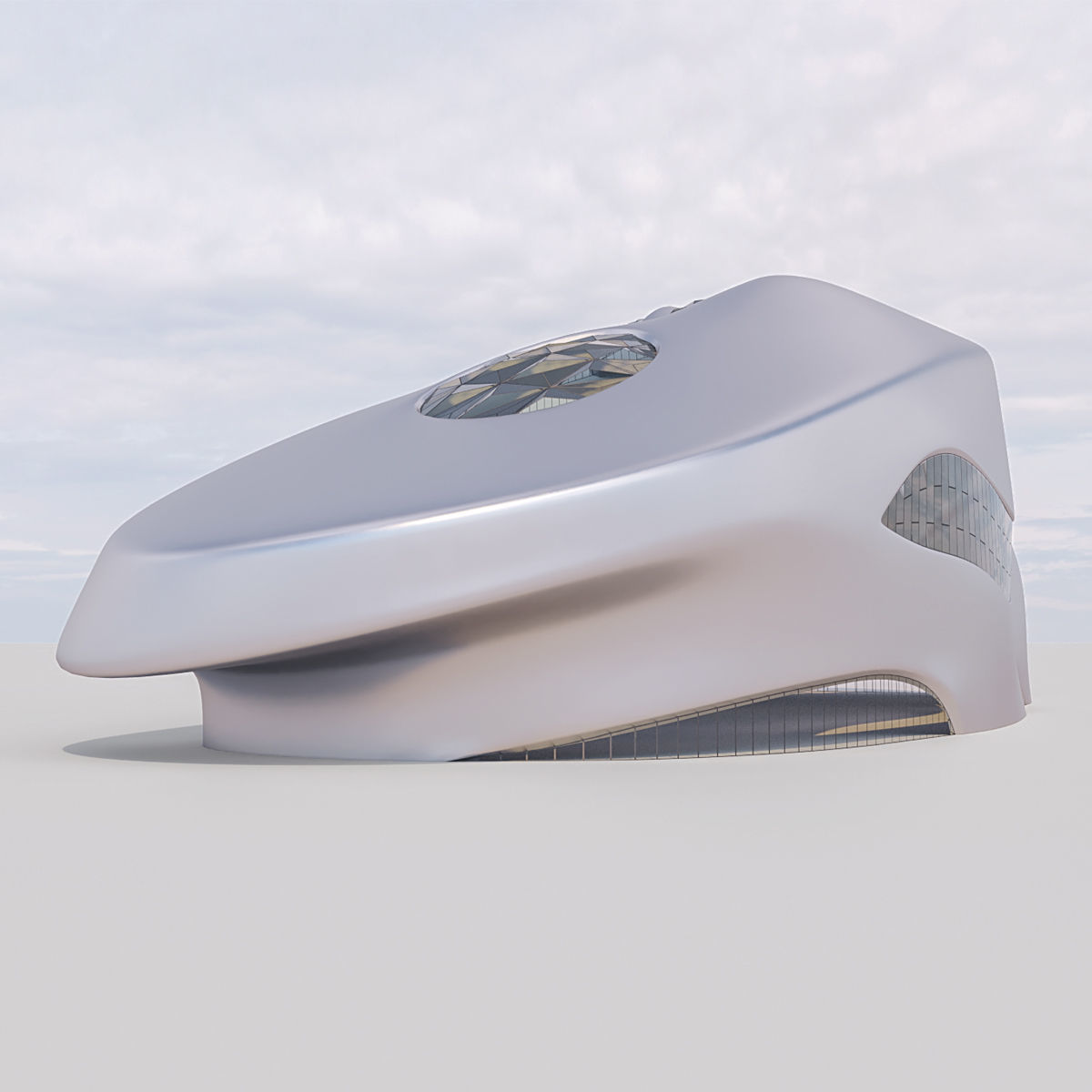 Futuristic building collection 4x 7 _4