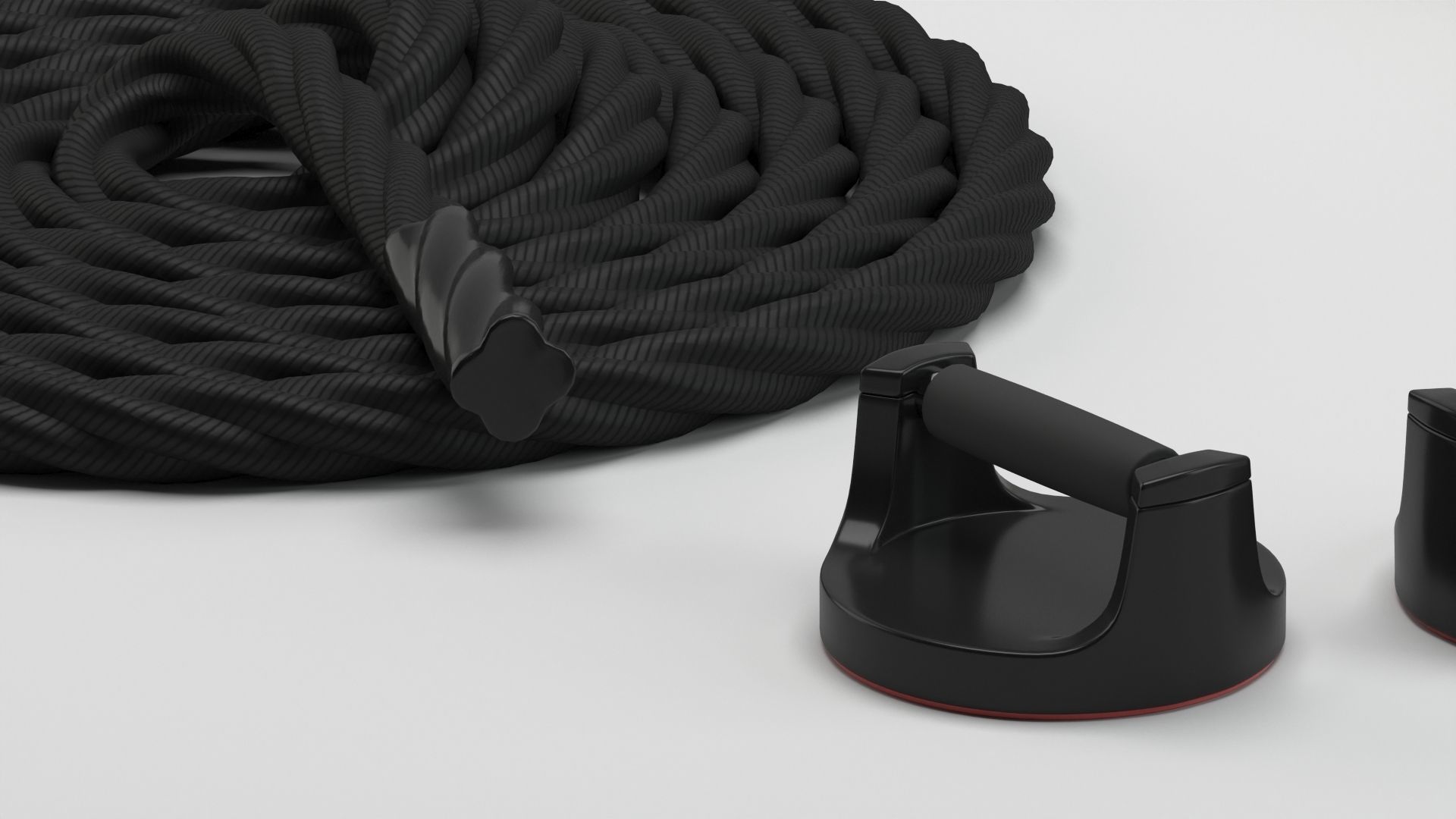 Gym Peripherial Equipment 3D model_2