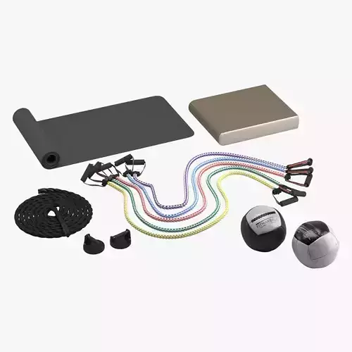 Gym Peripherial Equipment 3D model