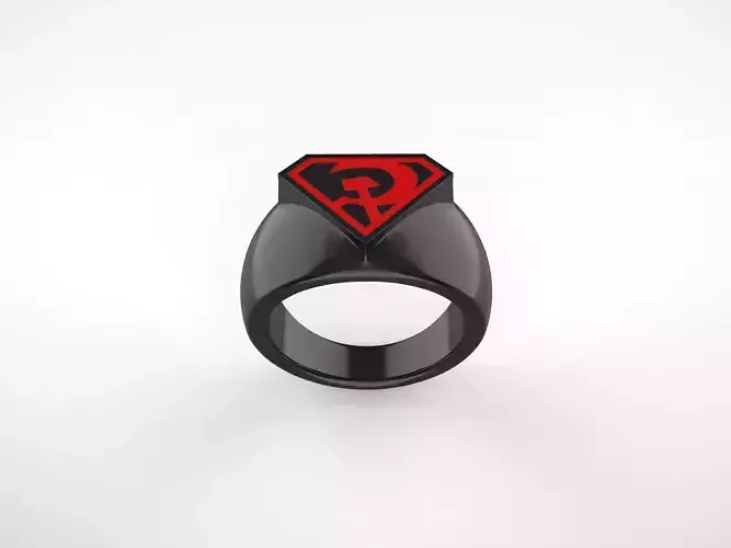 Red Son Superman Ring