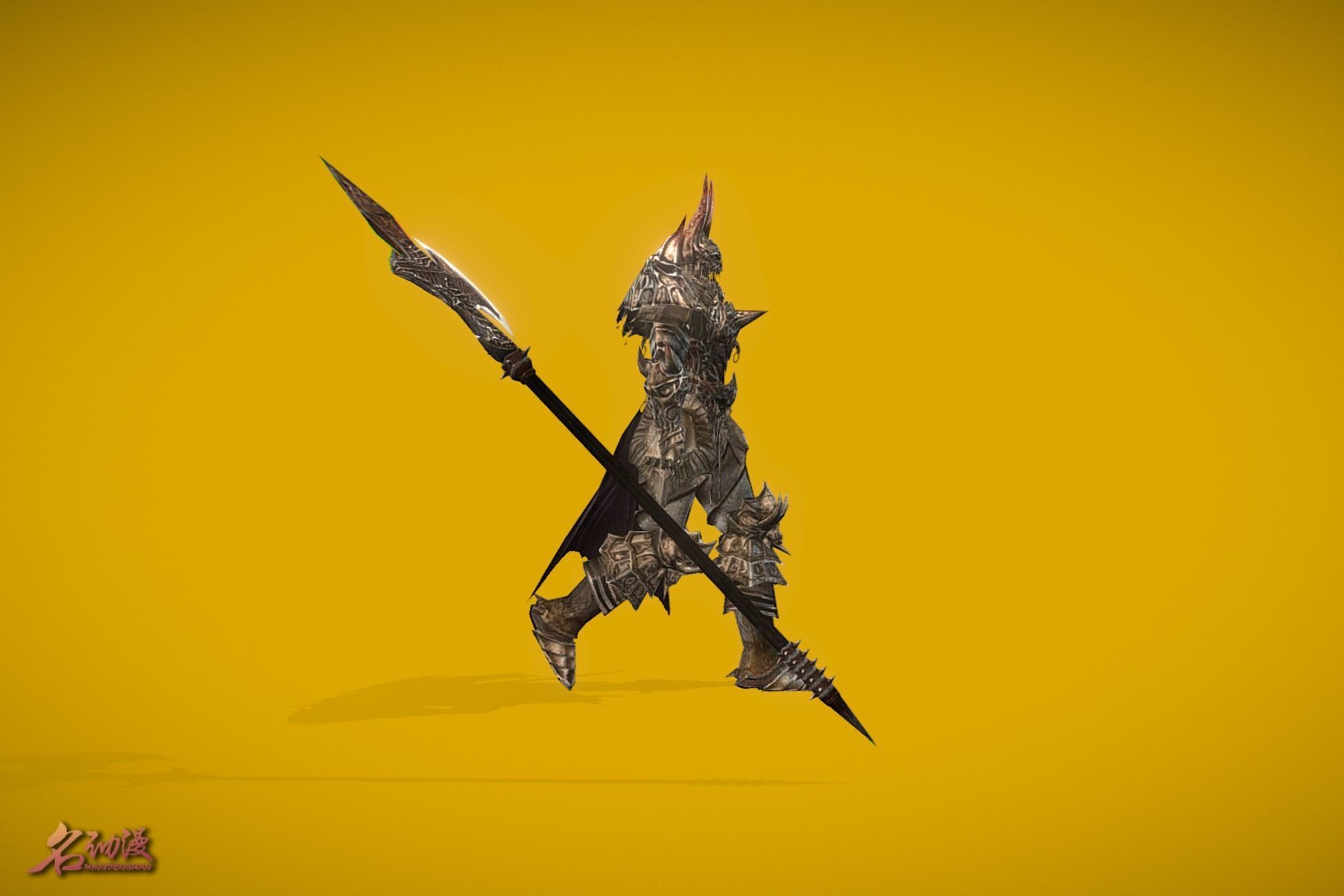 RPG Doom Knight 1 Low-poly 3D model_3