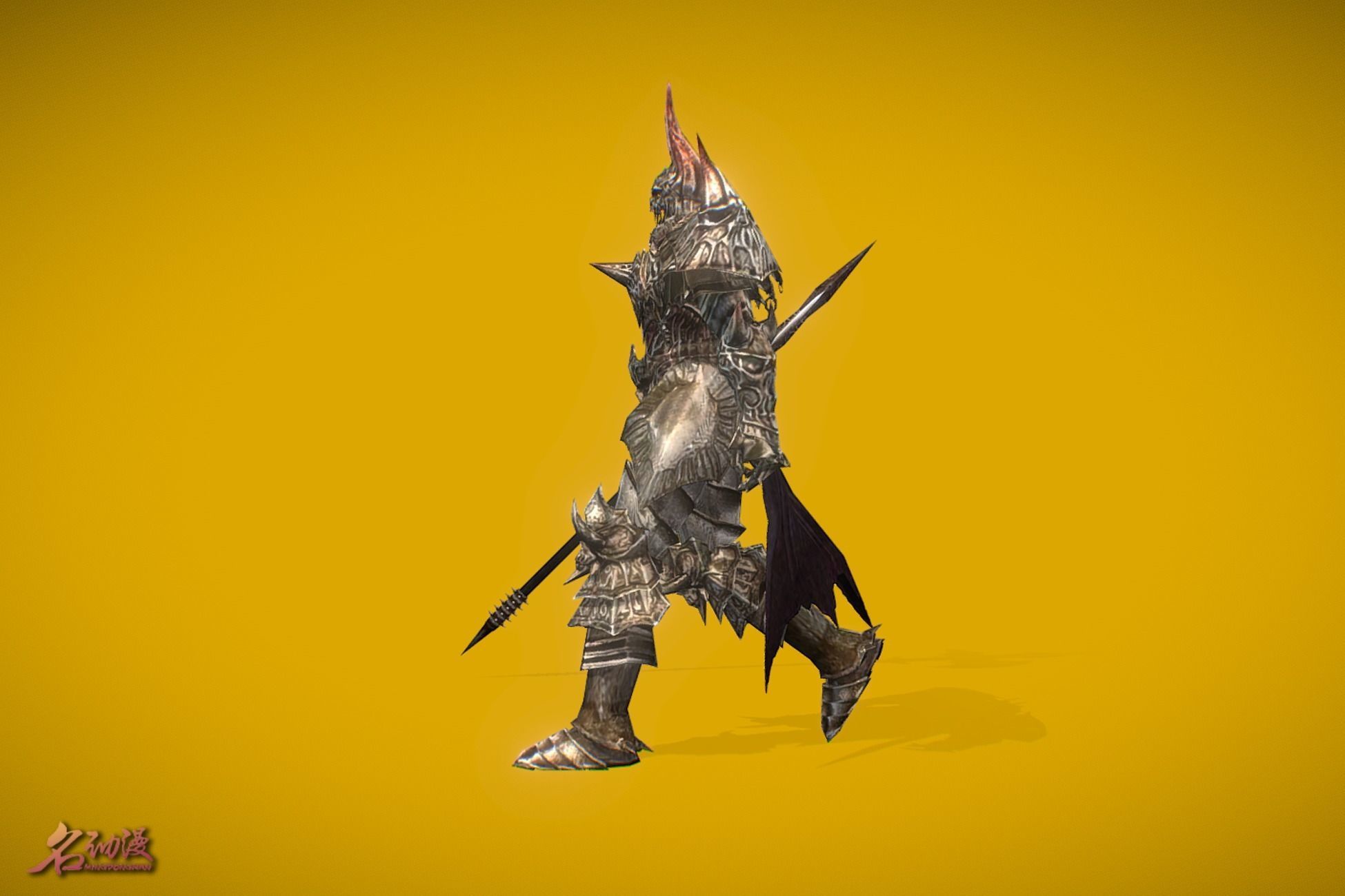 RPG Doom Knight 1 Low-poly 3D model_2