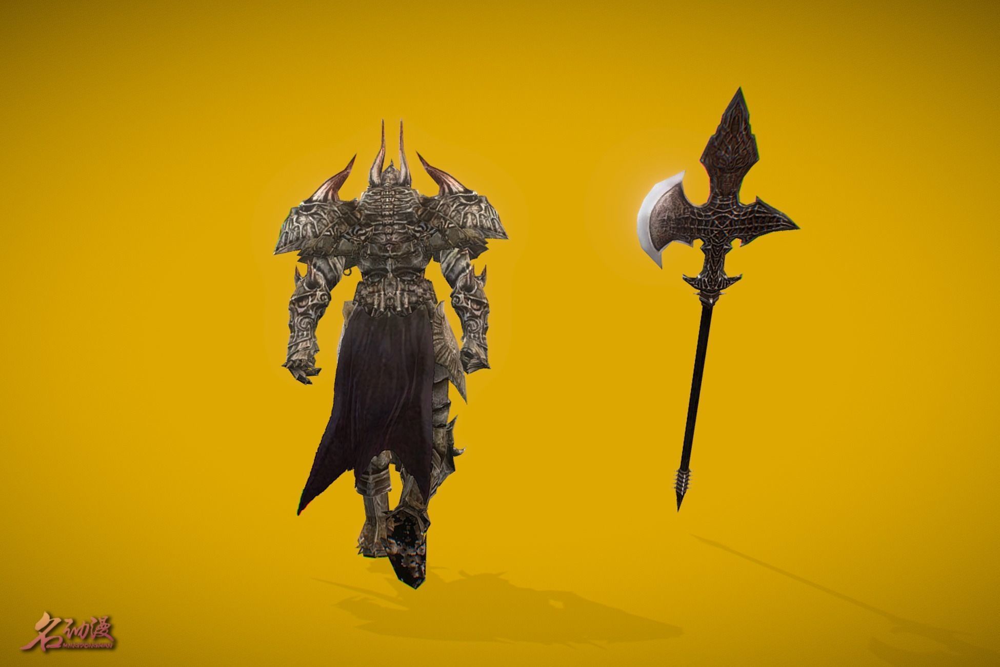 RPG Doom Knight 1 Low-poly 3D model_4