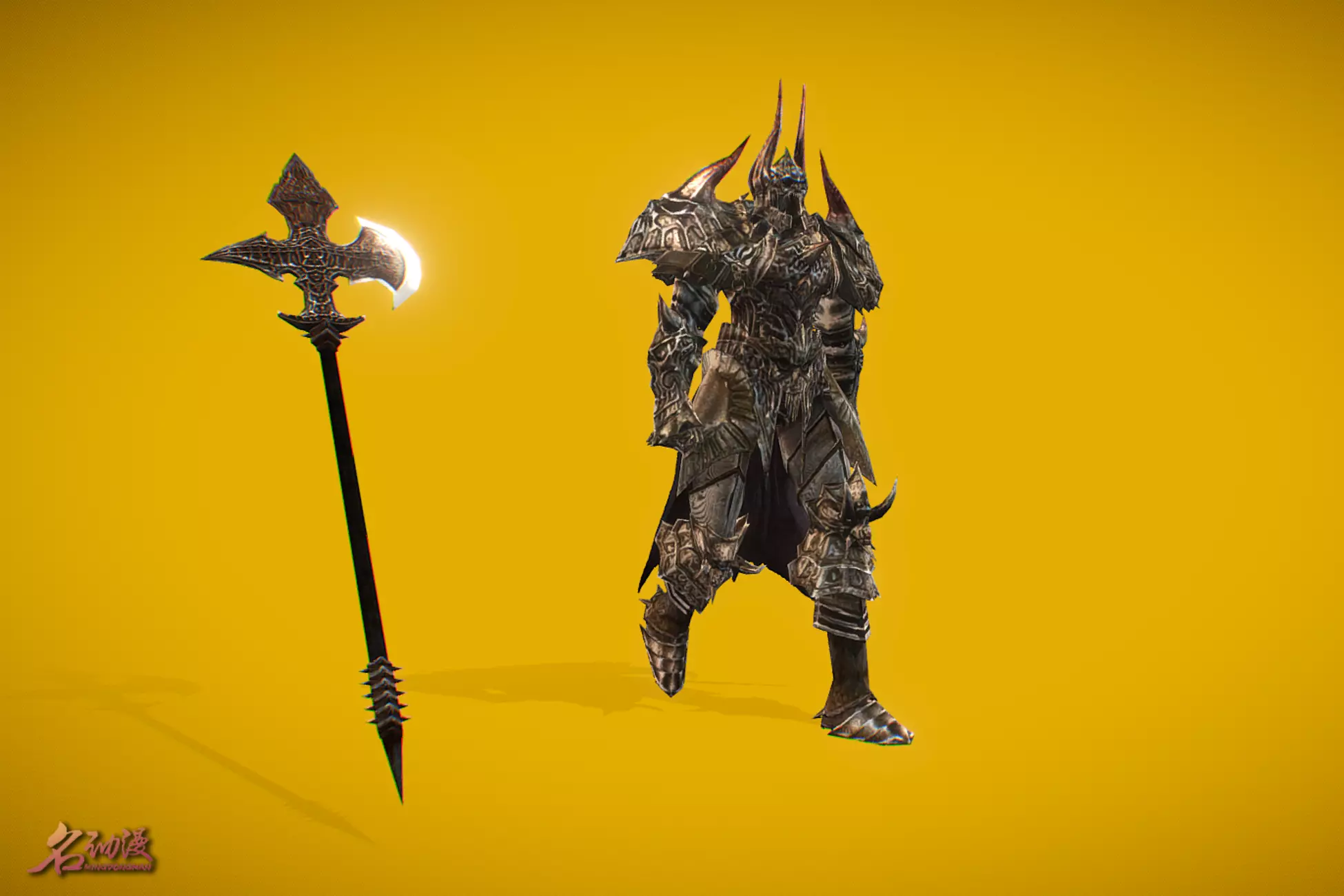RPG Doom Knight 1 Low-poly 3D model_0