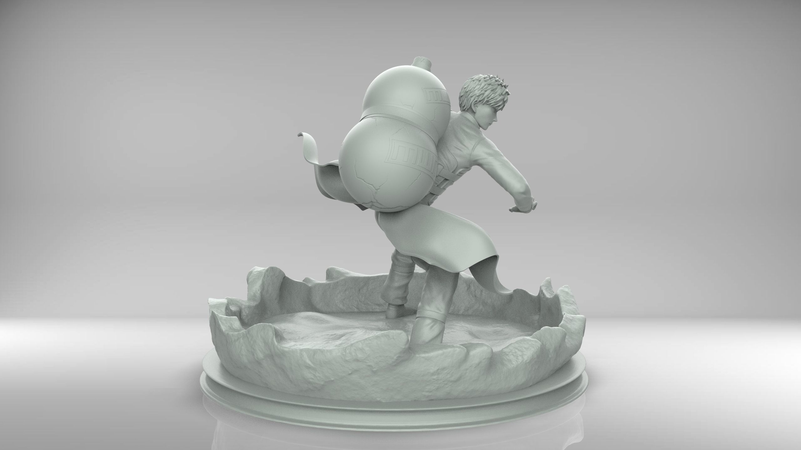 NARUTO - GAARA 3D print model_4