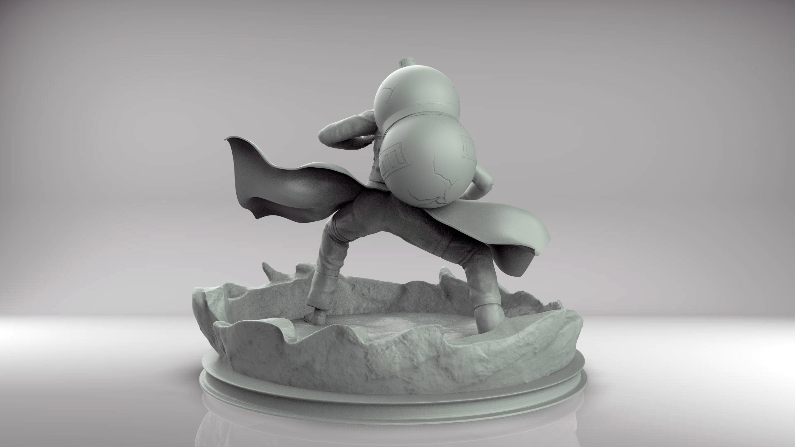 NARUTO - GAARA 3D print model_5