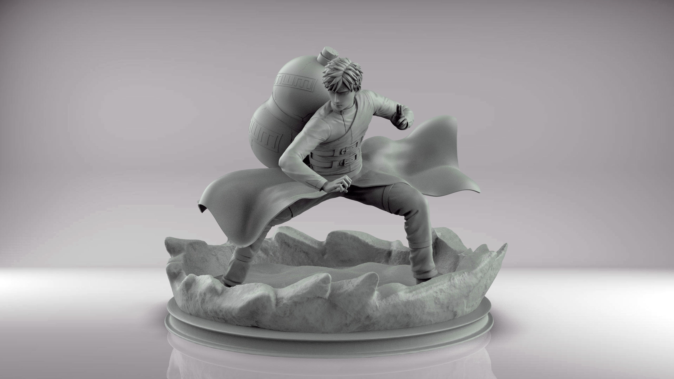 NARUTO - GAARA 3D print model_1