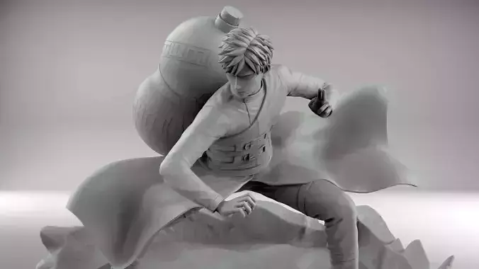 NARUTO - GAARA 3D print model