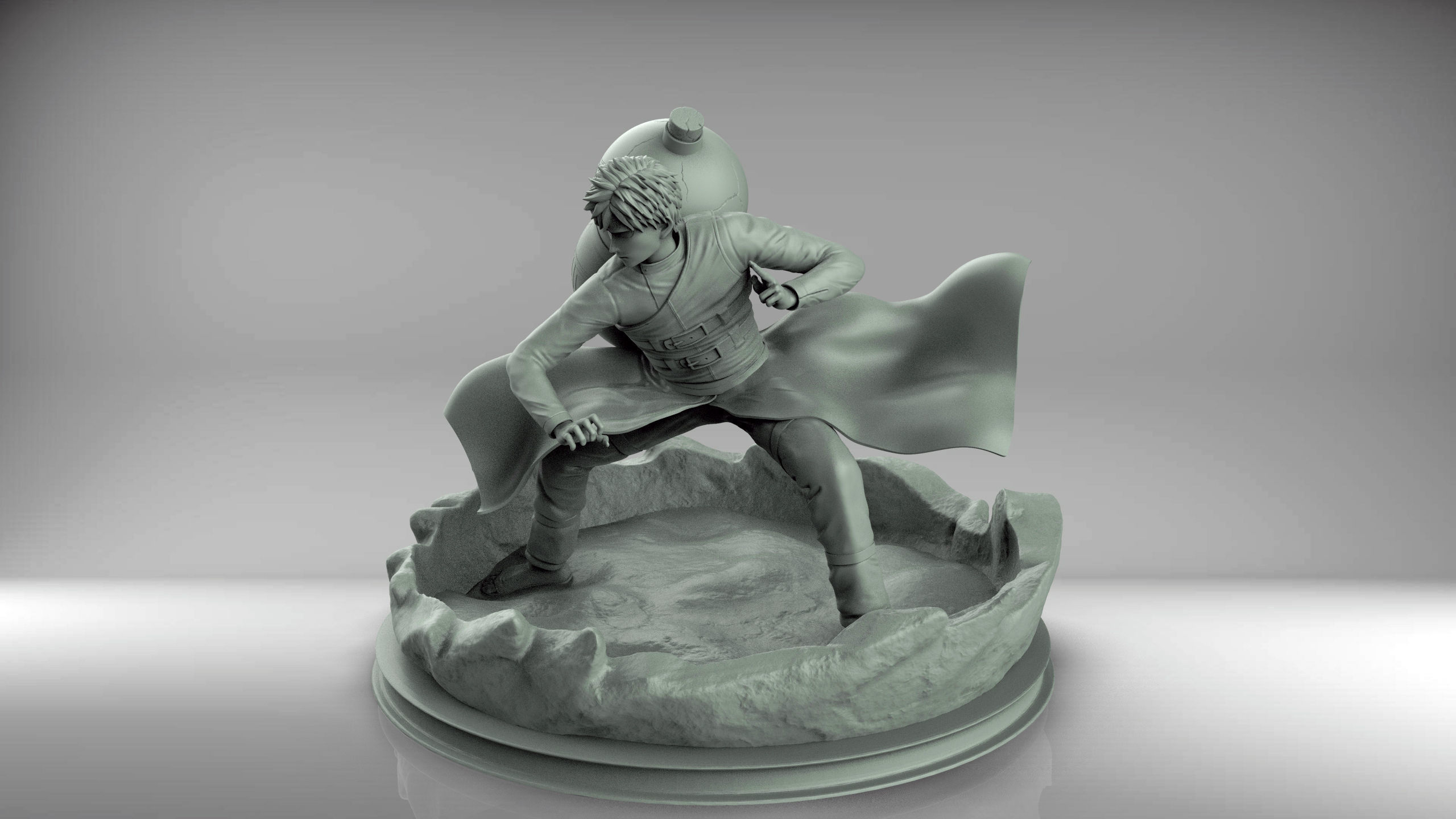 NARUTO - GAARA 3D print model_8