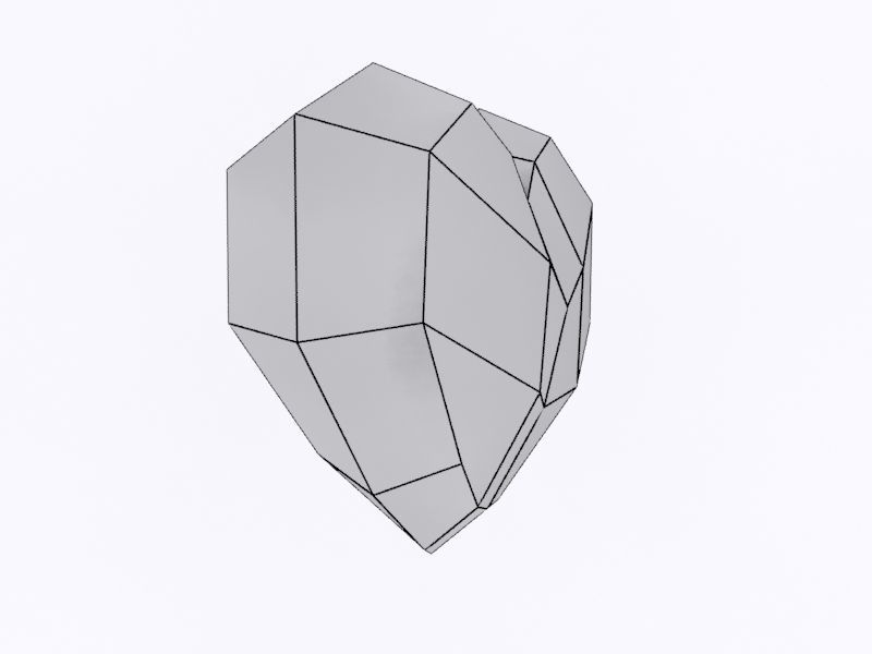 Simple Heart 3d model 3D model_5