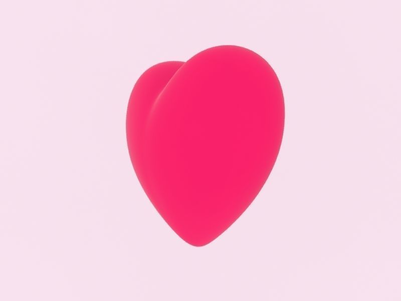 Simple Heart 3d model 3D model_2