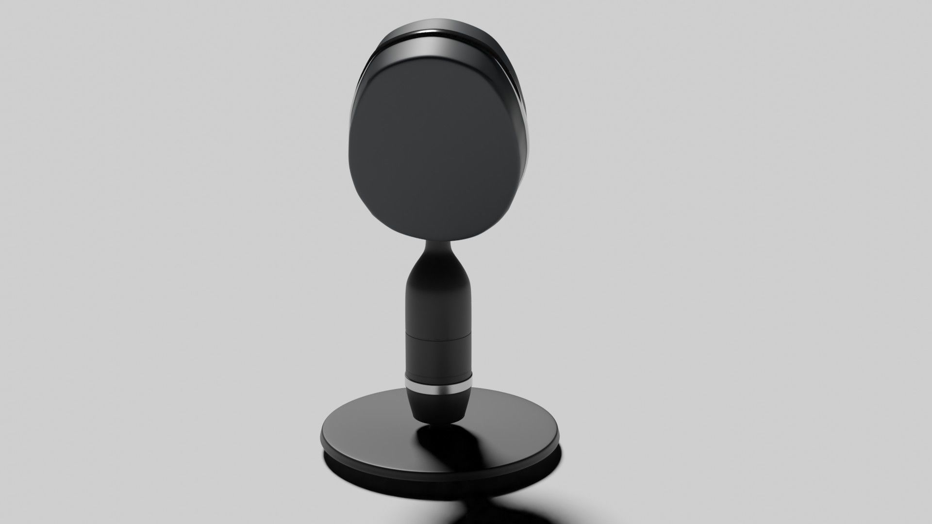 microphone toothbrush 3D model_2