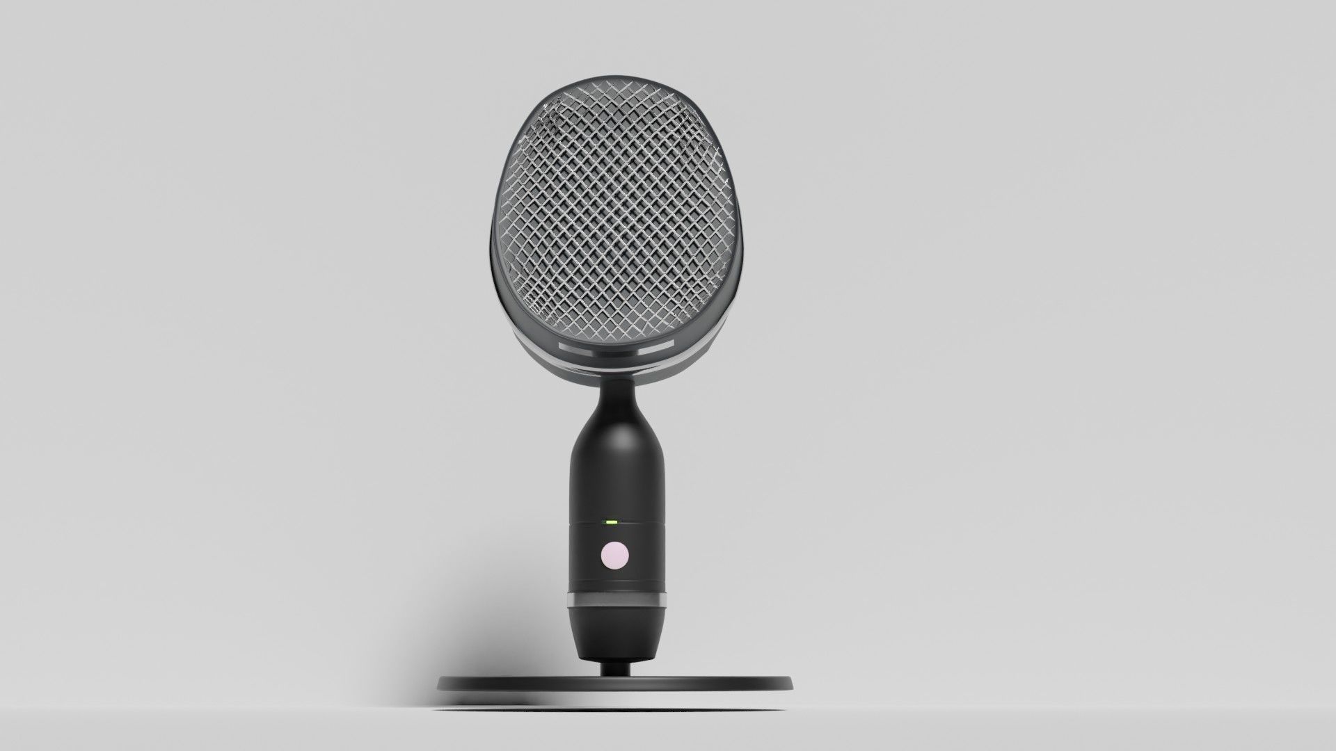 microphone toothbrush 3D model_3
