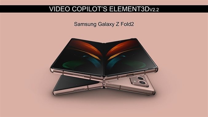 Element3D - Samsung Galaxy Z Fold2 3D model