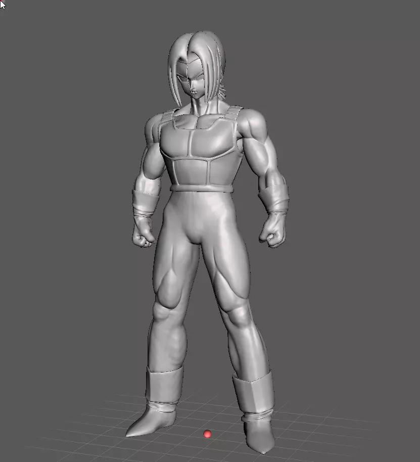 Future Trunks Saiyan Armor 3D Model 3D print model_0