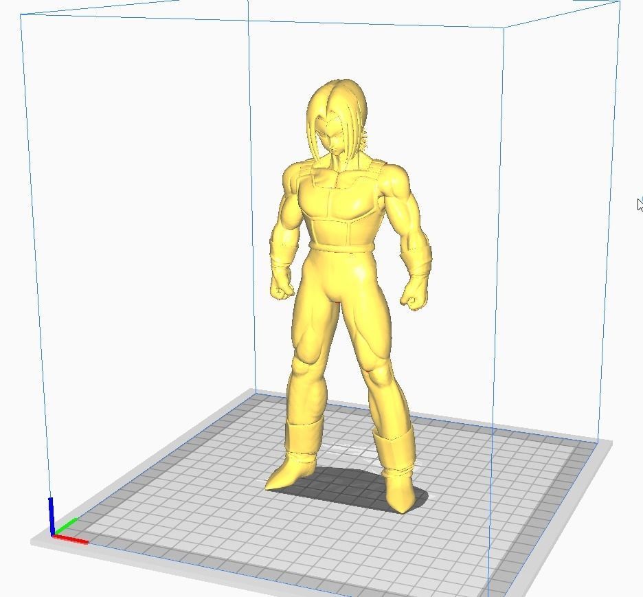 Future Trunks Saiyan Armor 3D Model 3D print model_1