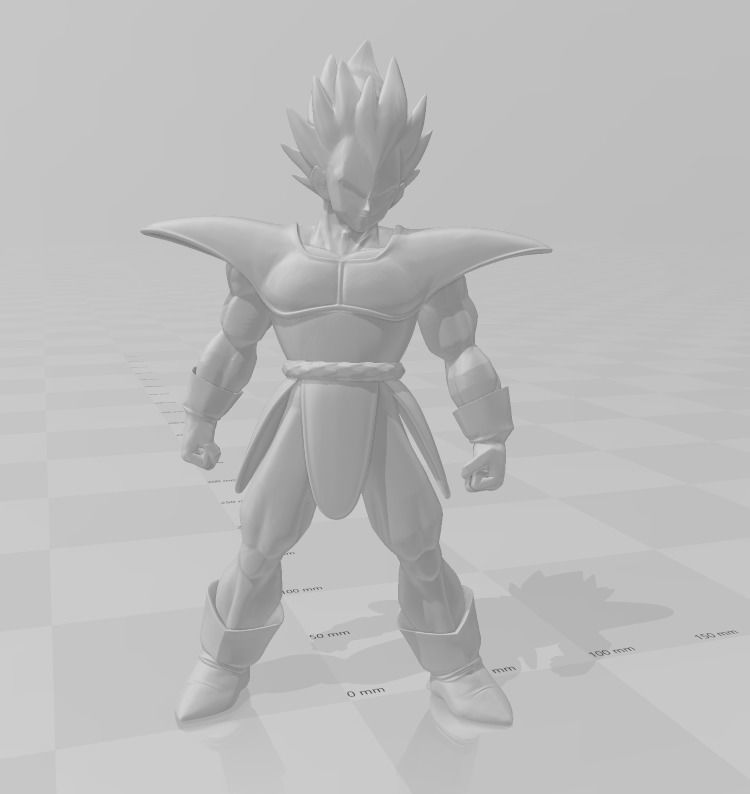 Vegeta Saiyan Armor 3D Model 3D print model_2