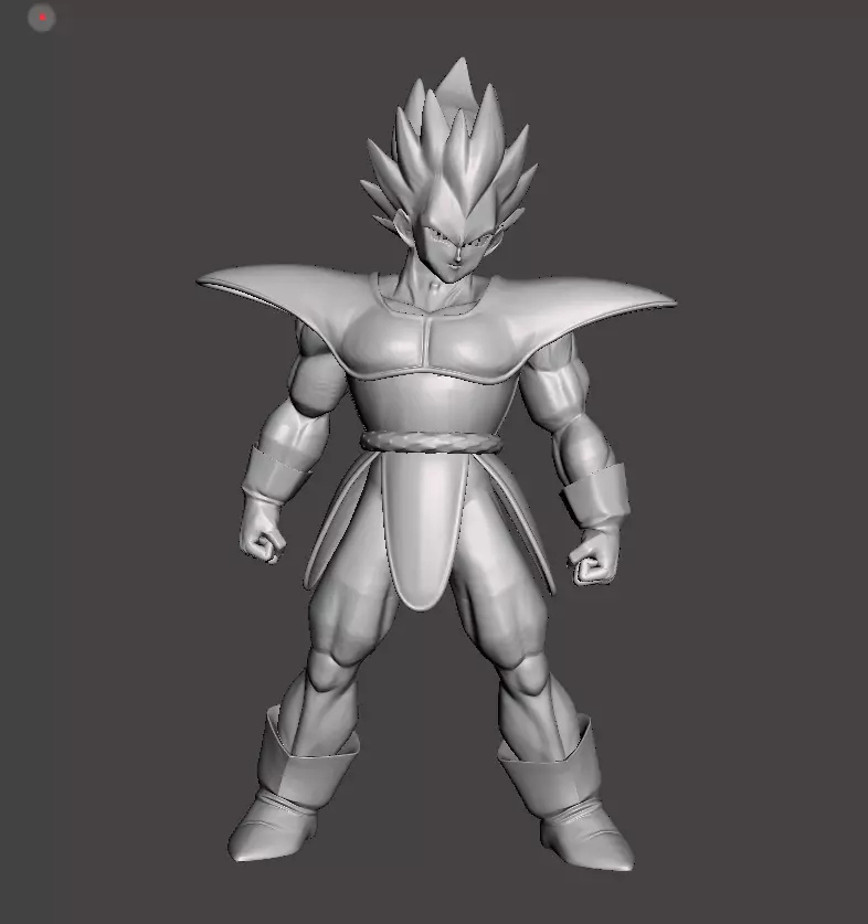 Vegeta Saiyan Armor 3D Model 3D print model_0