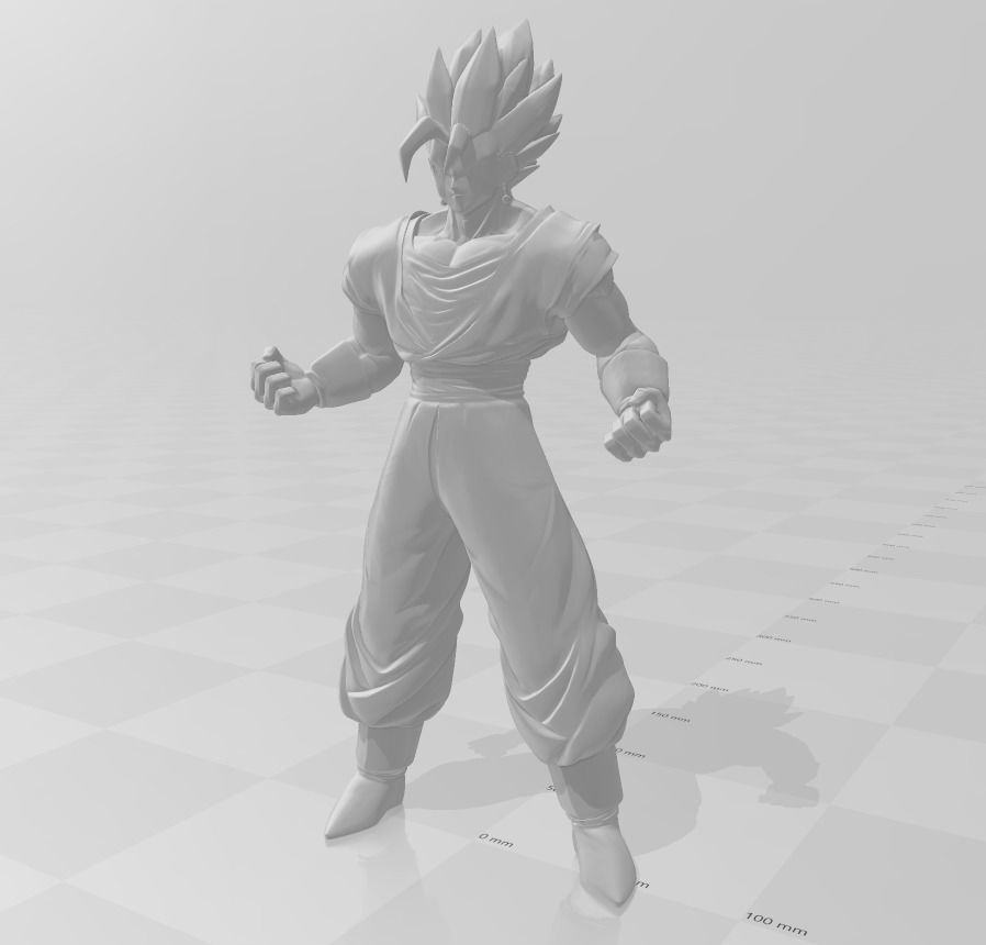 Vegito 3D Model dragon ball character 3D print model_2