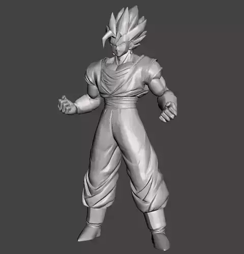 Vegito 3D Model dragon ball character