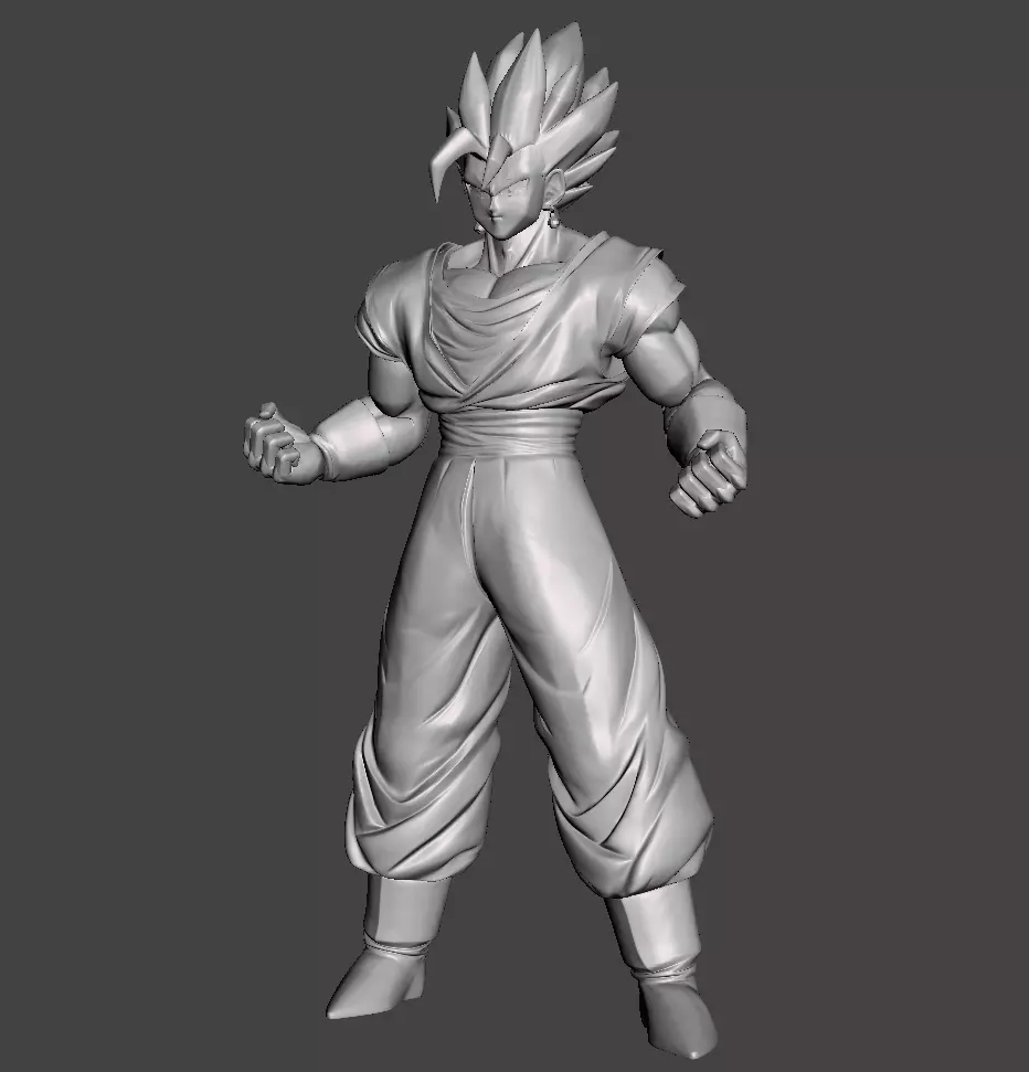 Vegito 3D Model dragon ball character 3D print model_0