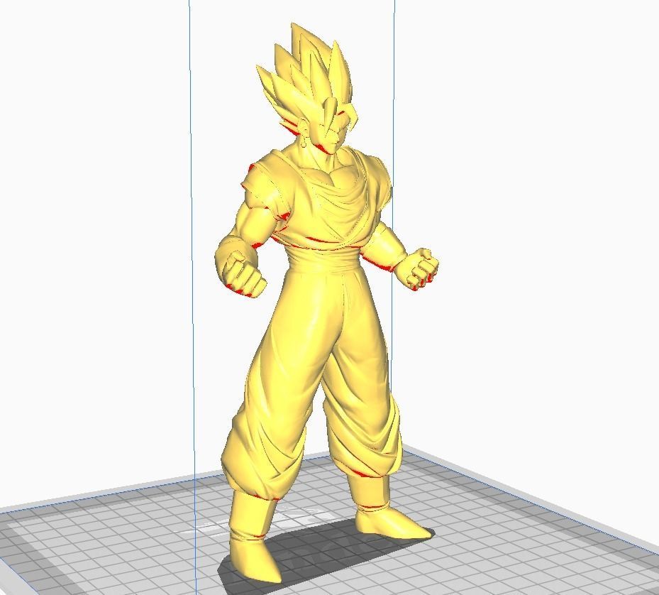 Vegito 3D Model dragon ball character 3D print model_1