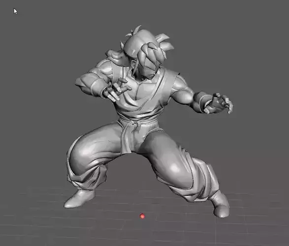 Yamcha 3D Model dragon ball character Free 3D print model