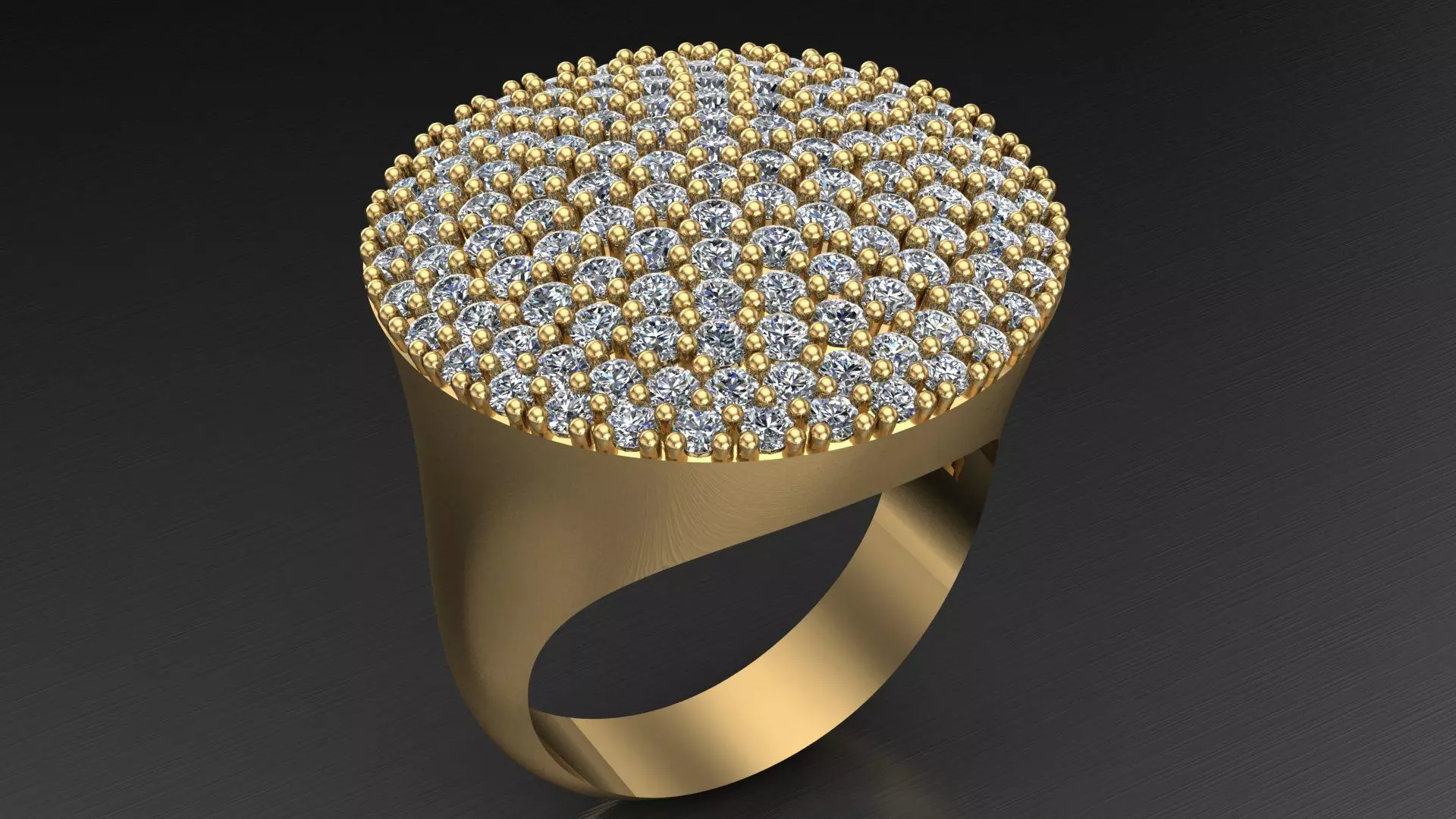 signet ring for women 3D print model