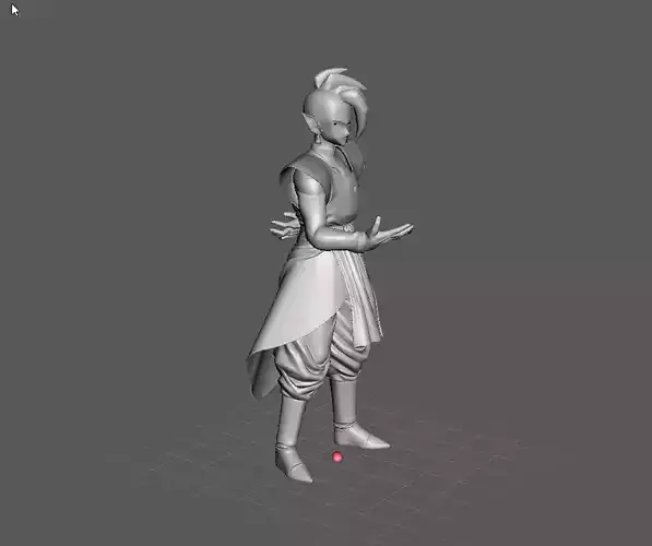 Zamasu 3D Model dragon ball character