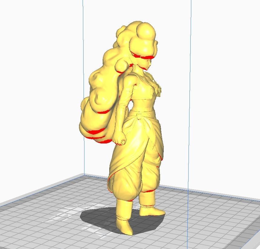 Zangya 3D Model action figure of dragon ball character 3D print model_3