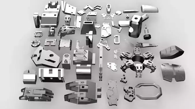 Kitbash VOL4 Mechanical mini pack 