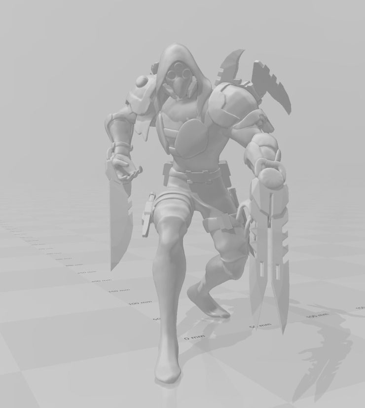 Psyops Zed 3D Model 3D print model_1