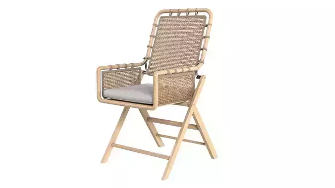 cgt folding chair wicker
