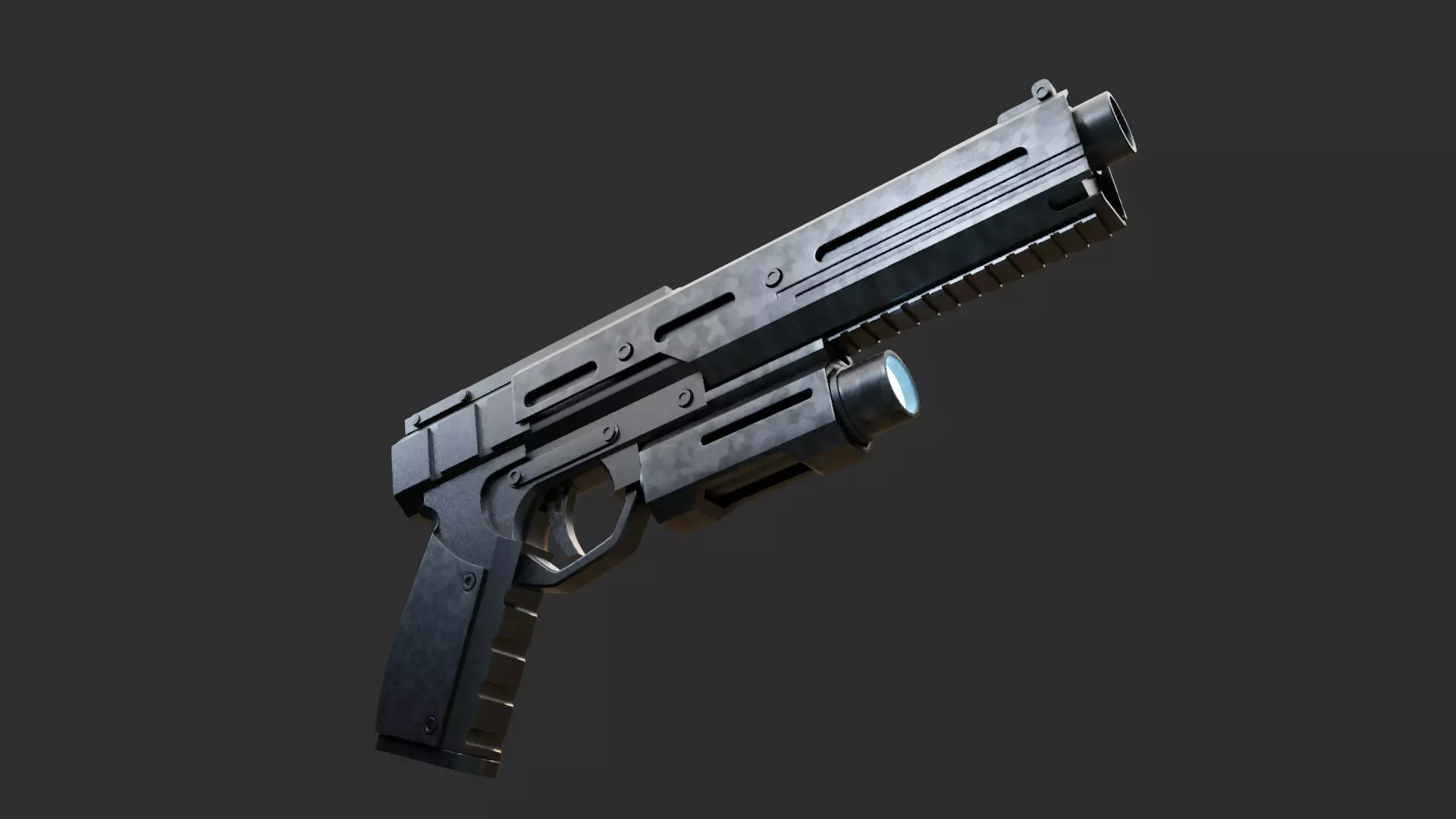 Gun A 1 3D model_0