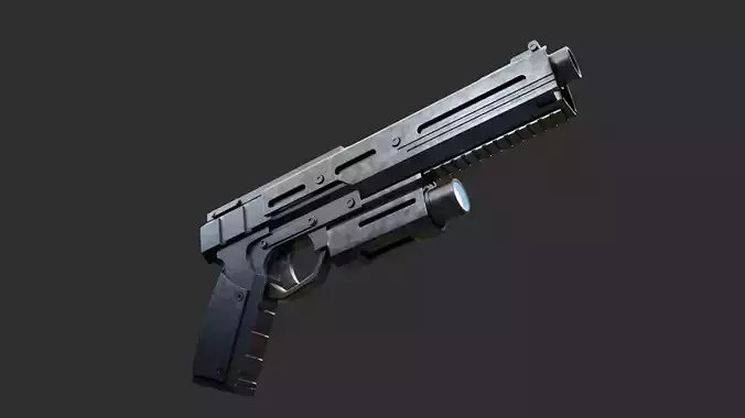 Gun A 1 3D model