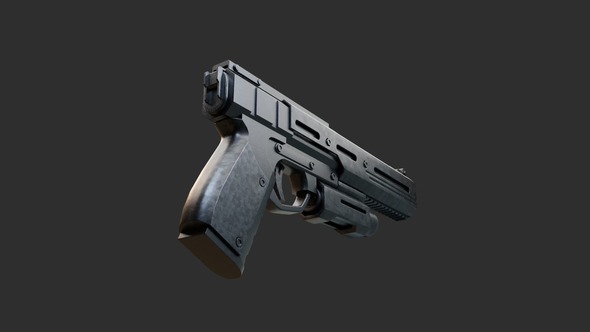 Gun A 1 3D model_1