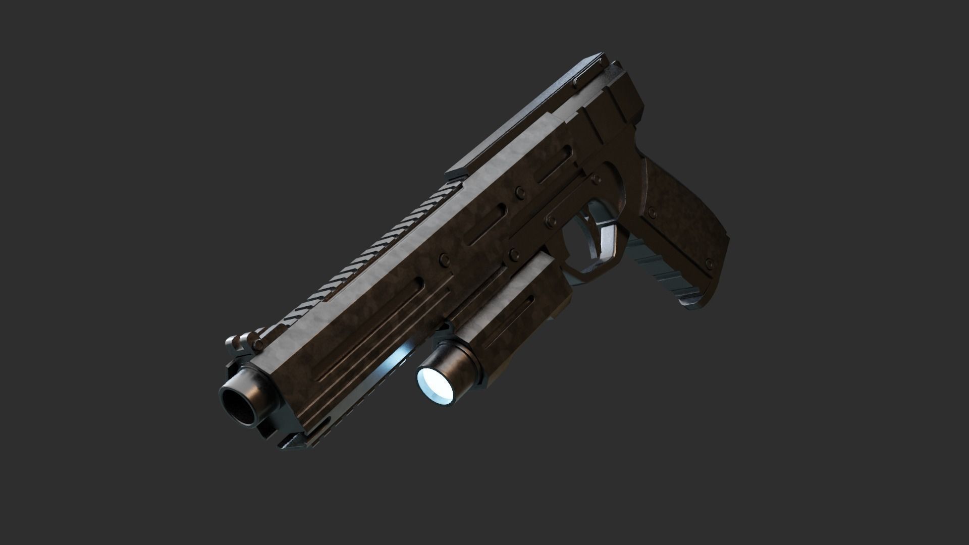 Gun A 1 3D model_3