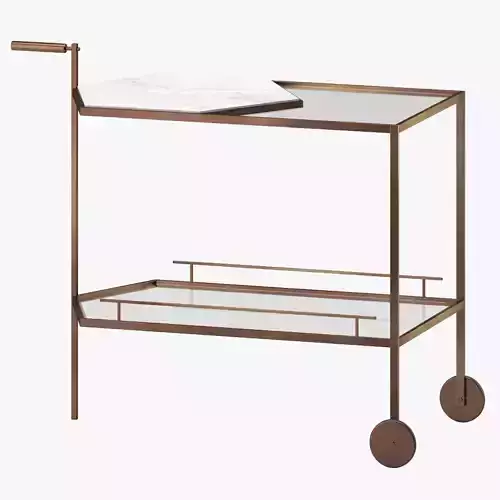 Man of Parts Gin Lane Bar Cart 3D model