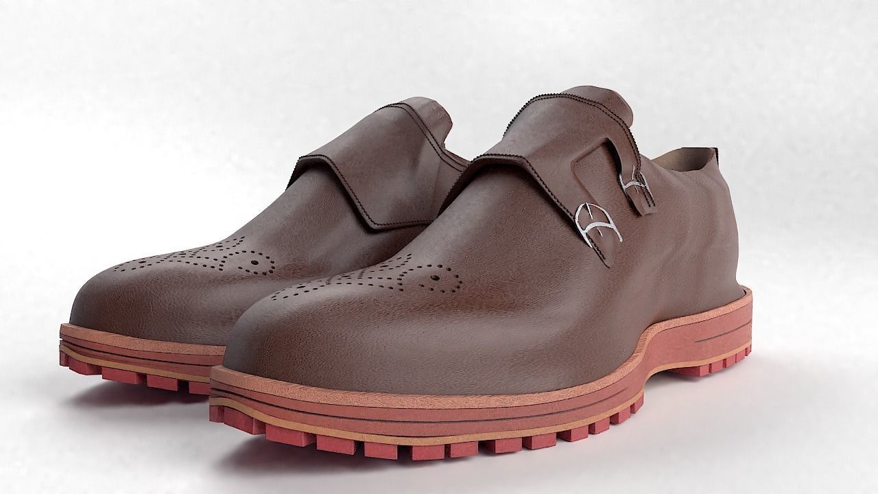 Monk Strap 3D model_5